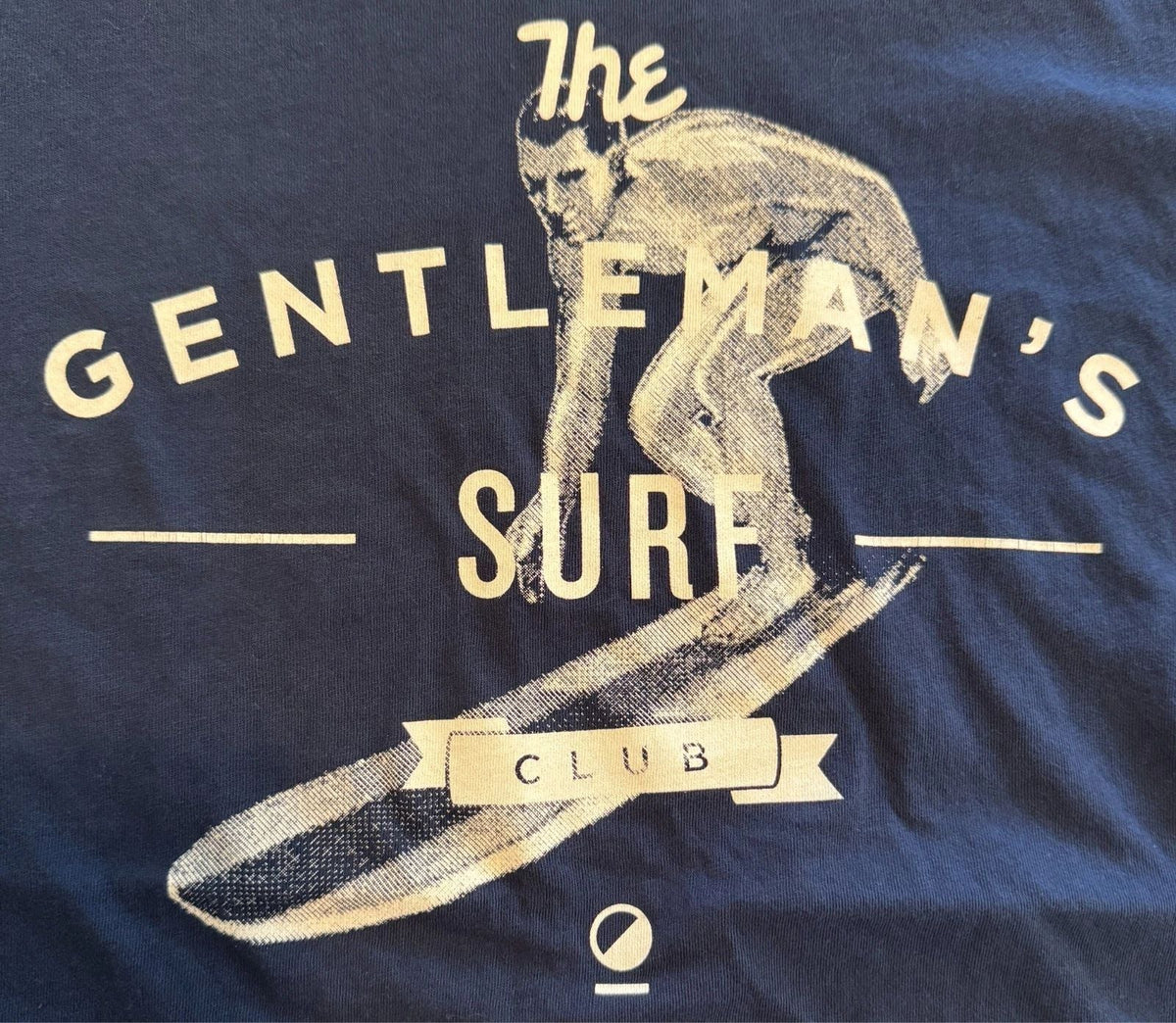 The Gentleman's Surf Club by Wellen 'Come Play' navy blue XL ss crew Unisex