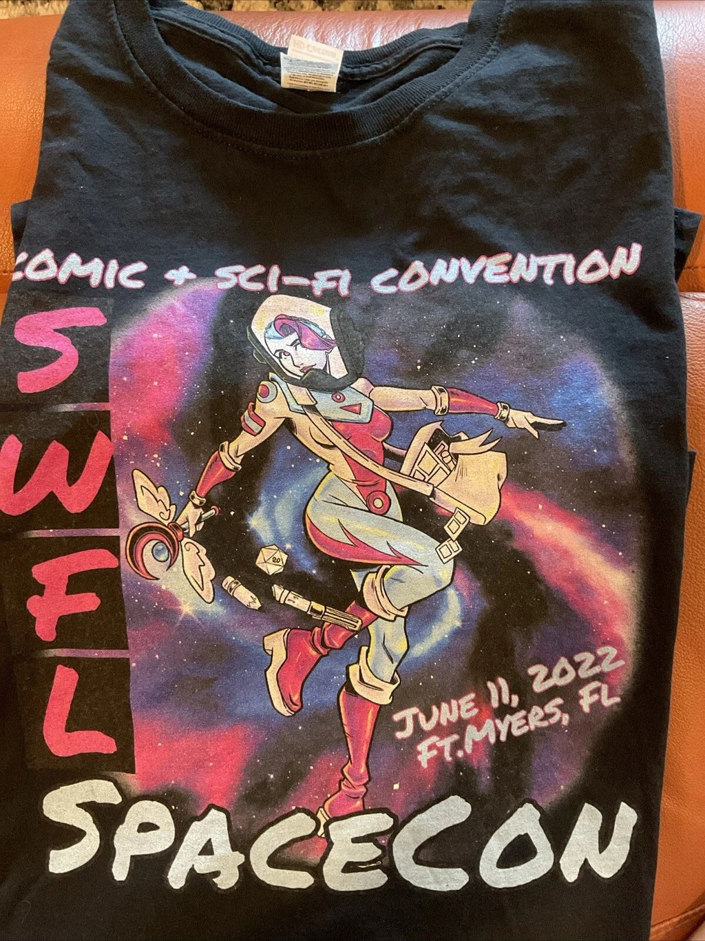 Cómic Sci Fi Space Con Convention 2022 Y Shirt Fruit Of Loom L Unisex