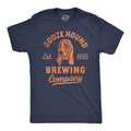Mens Funny T Shirts Booze Hound Brewing Company Sarcastic Drinking Tee for Men Unisex