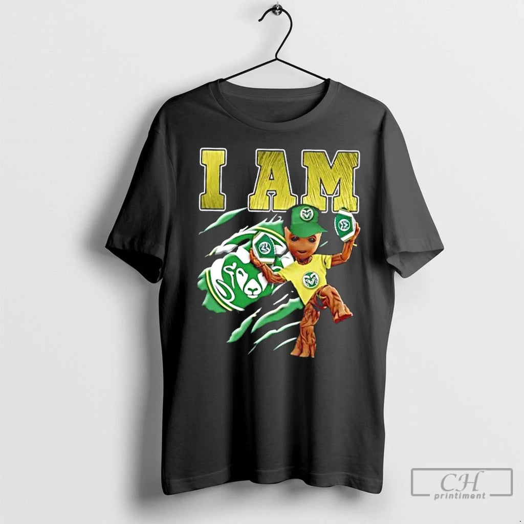 Premium Groot I Am Colorado State Rams Fan Unisex