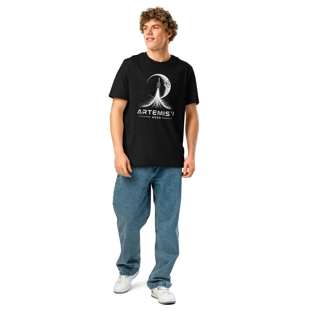 Artemis II Launch to The Moon Space Mission Unisex organic ribbed neck Unisex