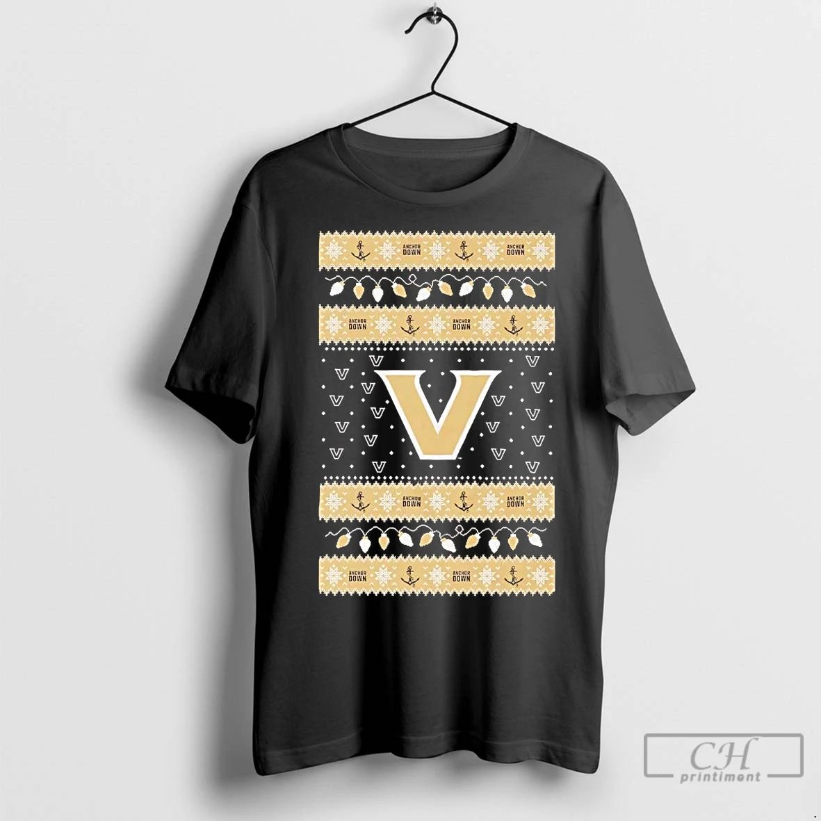 Premium Vanderbilt Commodores Ugly Christmas Light Unisex