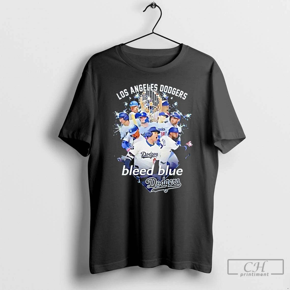 Classic Los Angeles Dodgers Bleed Blue World Series Champions 2025 T Shirts Unisex