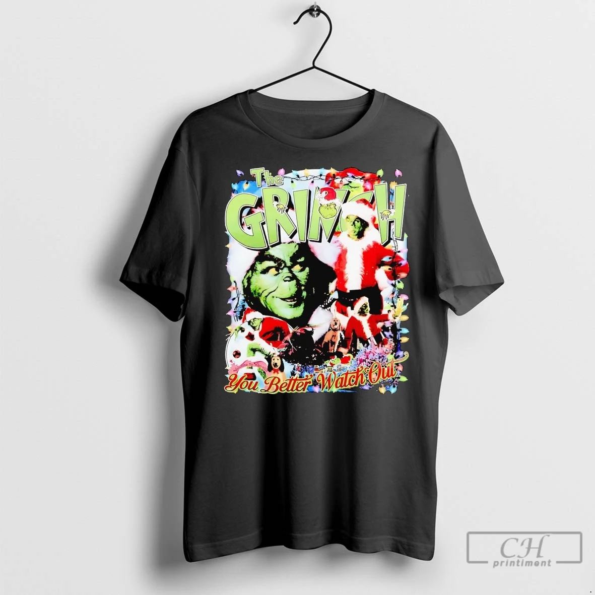Premium The Grinch You Better Watch Out Christmas 2 Sided Unisex