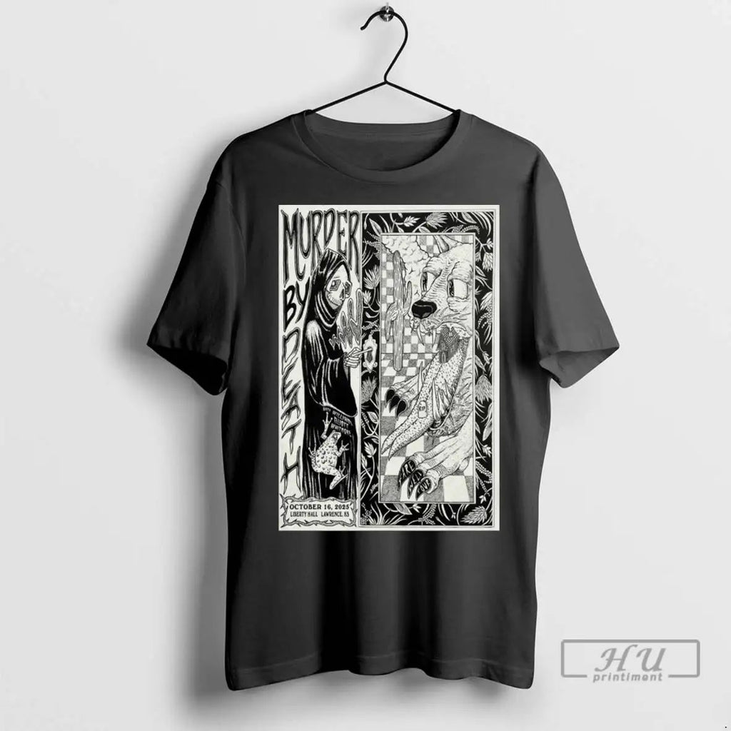 Trending Murder By Death Liberty Hall Lawrence Ks October 16 2025 T Shirts Unisex