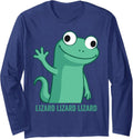 Lizard Lizard Lizard Cute Funny Meme Aesthetic Long Sleeve Tshirt Unisex