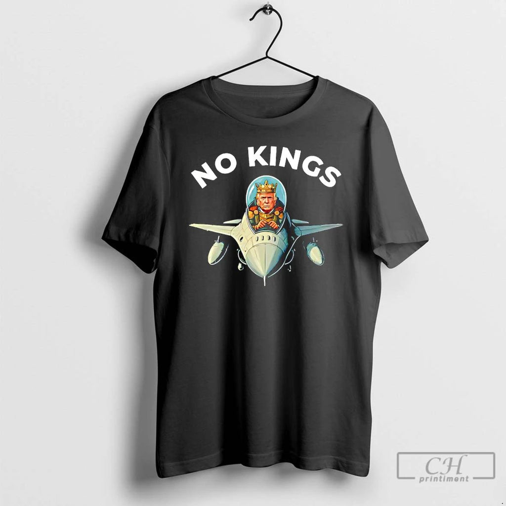 Classic No Kings In America King Trump Ai Jet T Shirts Unisex