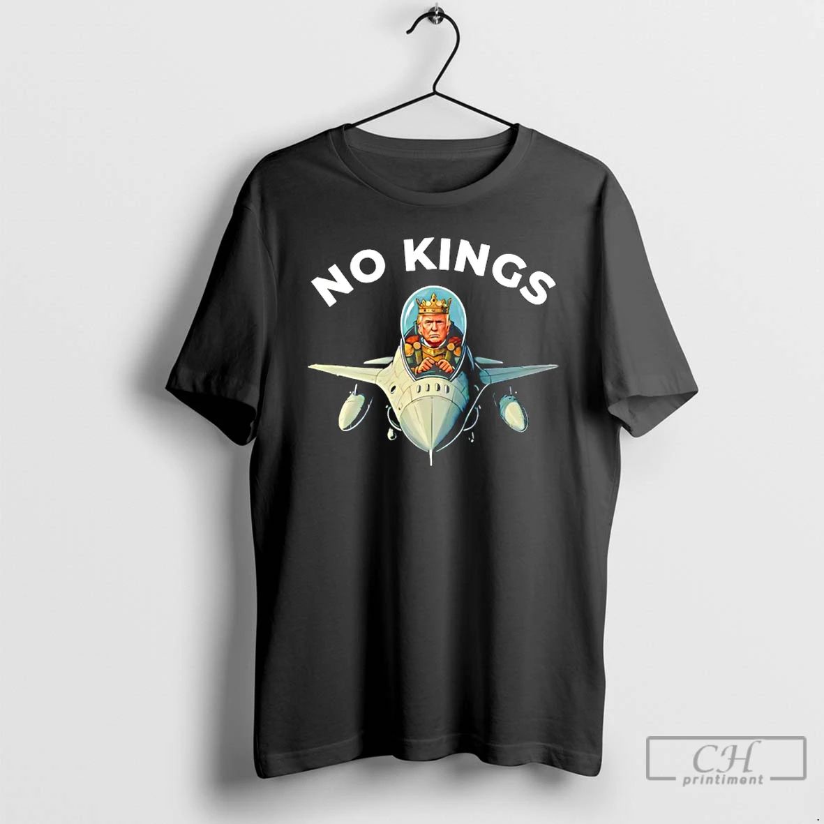 Classic No Kings In America King Trump Ai Jet T Shirts Unisex