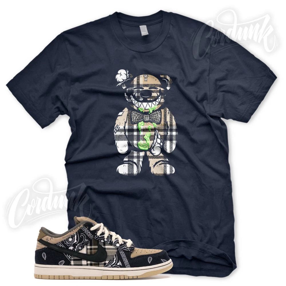 "TATTERED TEDDY" Sneaker T Shirt to match N SB Cactus Jack Travis Scott Dunk Unisex