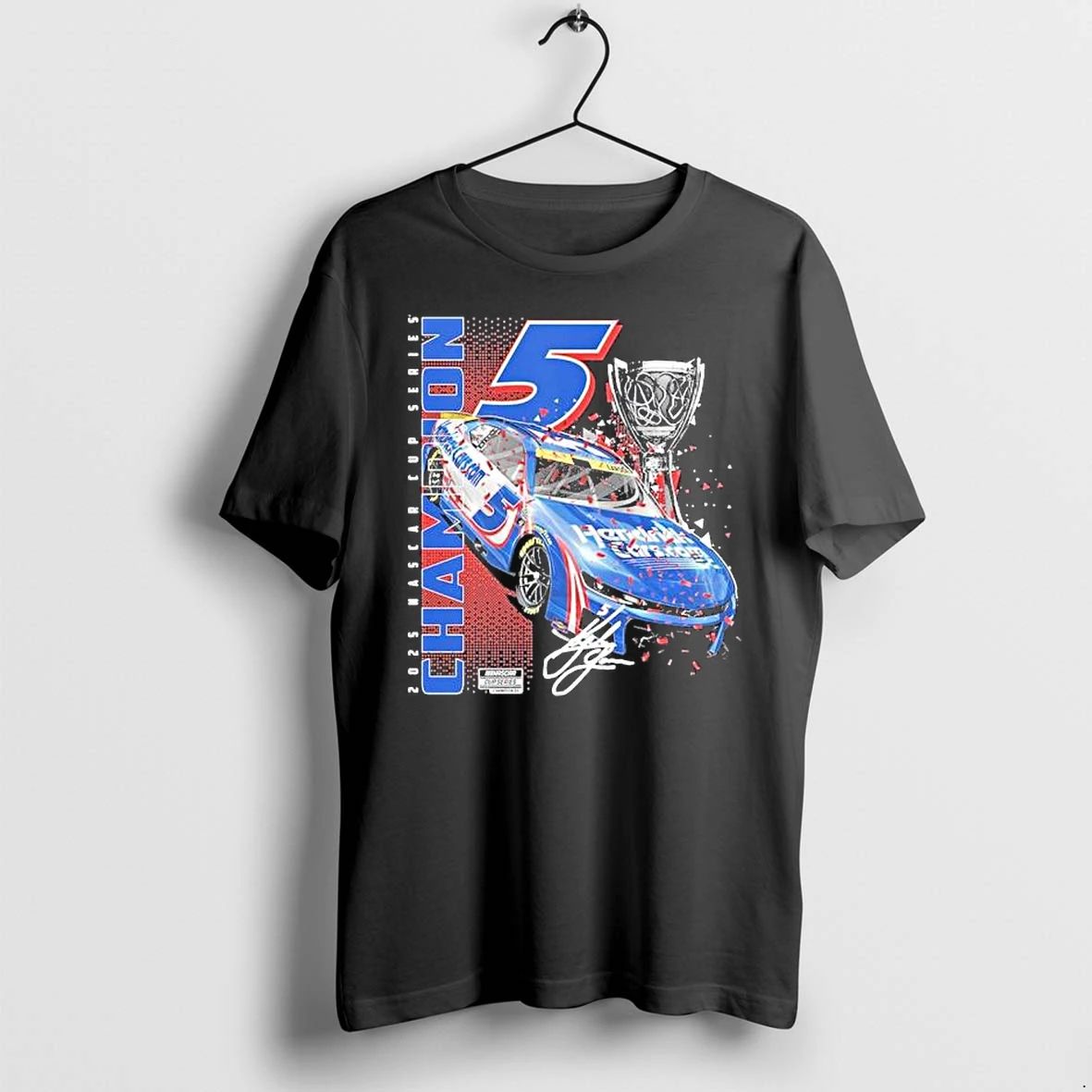 Kyle Larson 2025 Nascar Cup Series Champion Car Tshirts Sweater Unisex