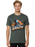 War-In-Space Mens Graphic Tee,100% Cotton,Casual Summer Wear Unisex