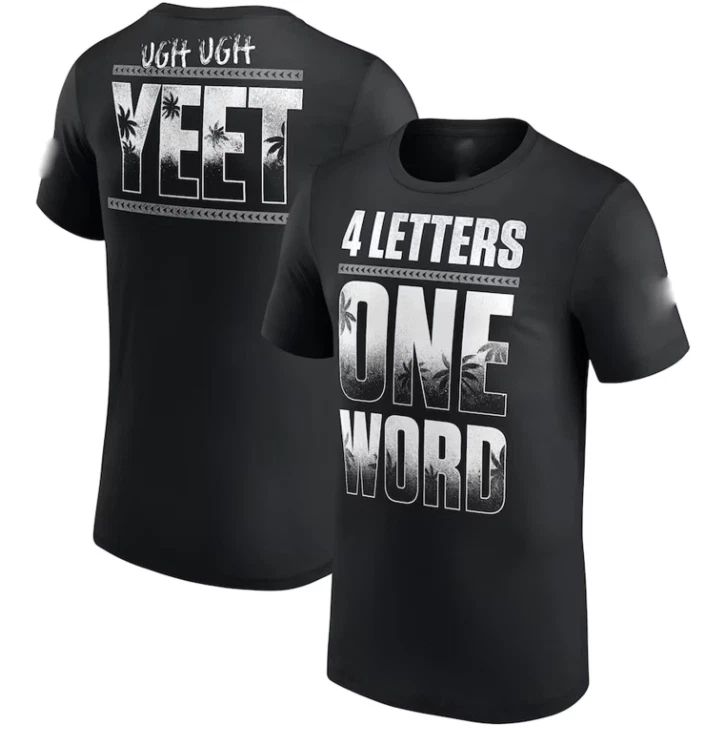 Jey Uso Four Letters, One Word S-5XL Gifts For Jey Uso Fan Unisex