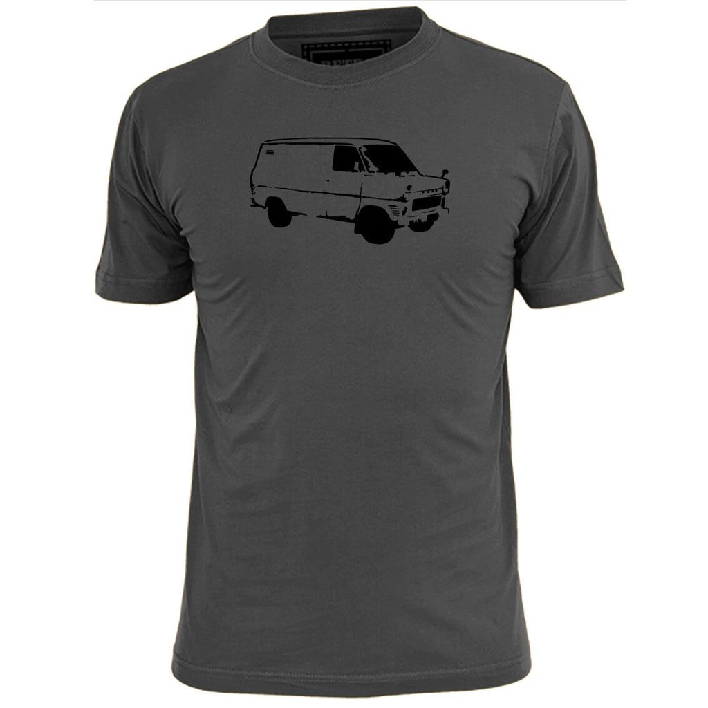 Mens 1970's Ford Transit Van T Shirt Retro Work Vehicle Unisex