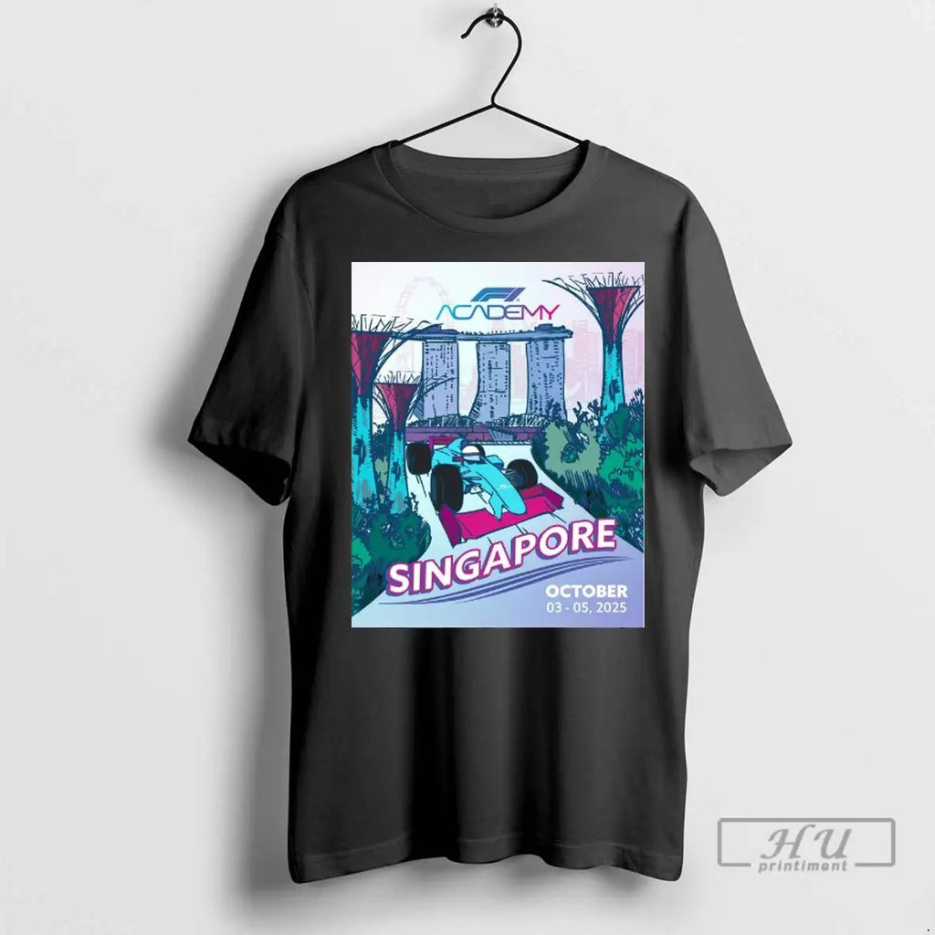 Trending Formula One Academy Calendar Singapore October 03 05 2025 T Shirts Unisex