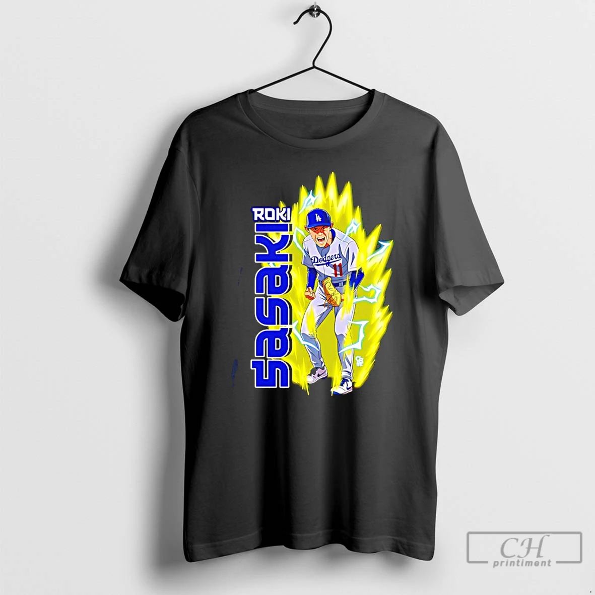 Classic Roki Fire Los Angeles Dodgers 2025 World Series Champions T Shirts Unisex
