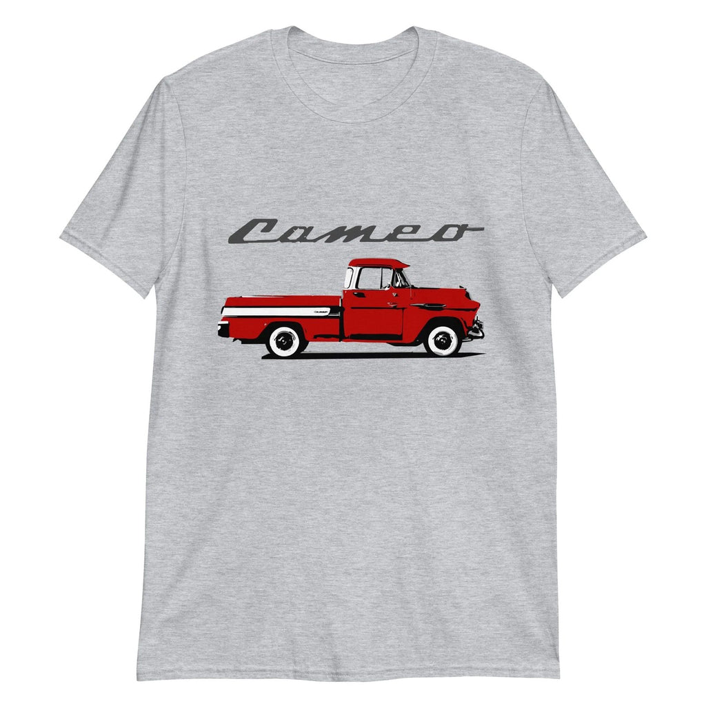 1957 Chevy Cameo Pickup Truck Antique Collector Custom Art Short-Sleeve Unisex