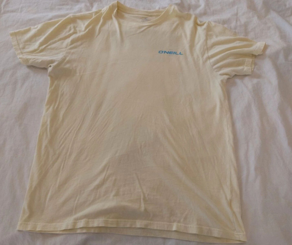 O'Neill Men's Size Large Yellow Standard Fit Logo Surf Surfing Unisex