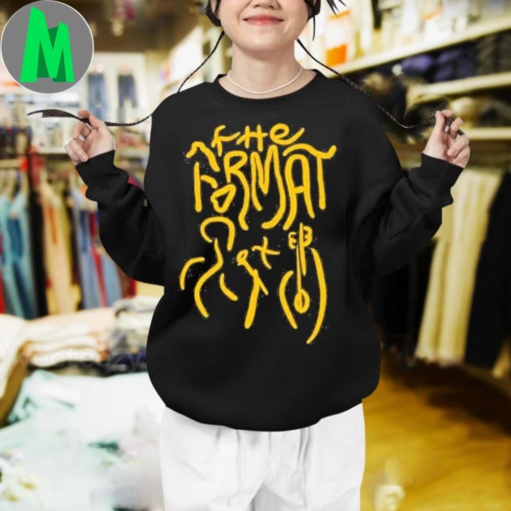 Original The Format Figures Black Top Shirt Unisex