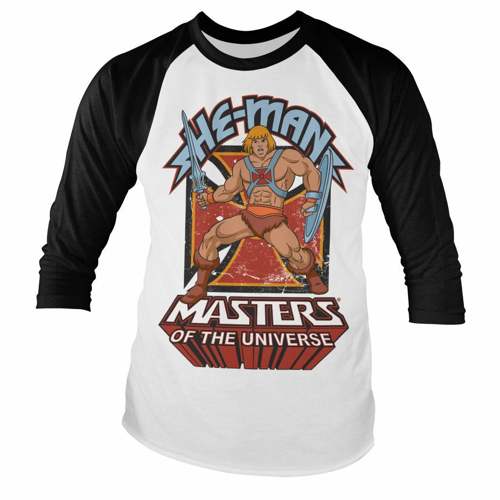 Masters of the Universe He-Man Vintage 80s Baseball Long Sleeve Langarm Unisex
