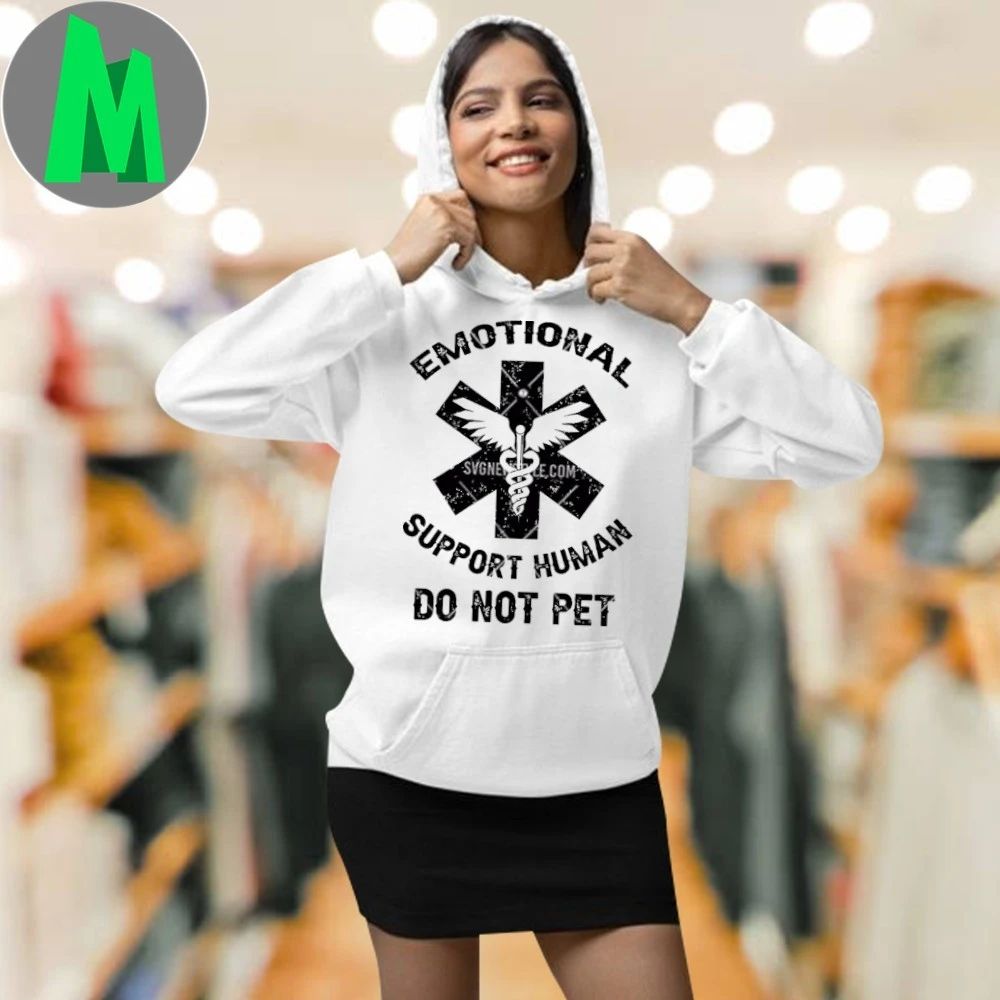 Emotional Support Human Do Not Pet Shirt Unisex