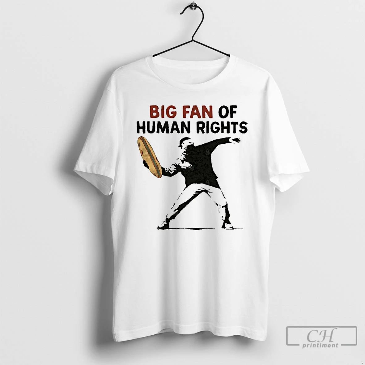 Premium Free Dc Sandwich Guy Big Fan Of Human Rights T Shirts Unisex