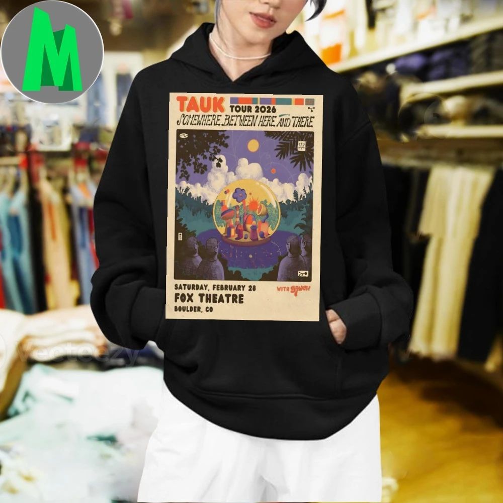 Original Tauk Fox Theatre Boulder Co Feb 28 2025 Poster Shirt Unisex