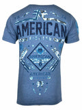 AMERICAN FIGHTER Men's MCCORMICK Athletic Biker MMA Blue Unisex