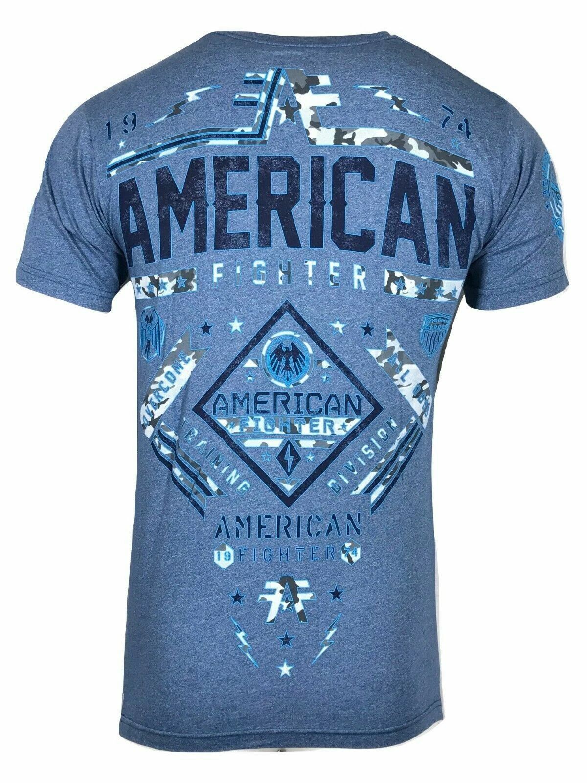 AMERICAN FIGHTER Men's MCCORMICK Athletic Biker MMA Blue Unisex