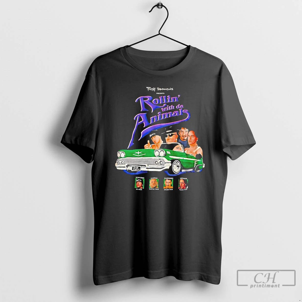 Classic Filthy Productions Presents Rollin With Da Animals T Shirts Unisex