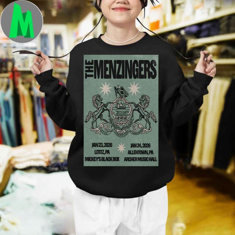 Original The Menzingers Allentown Pa Jan 24 2026 Poster Shirt Unisex