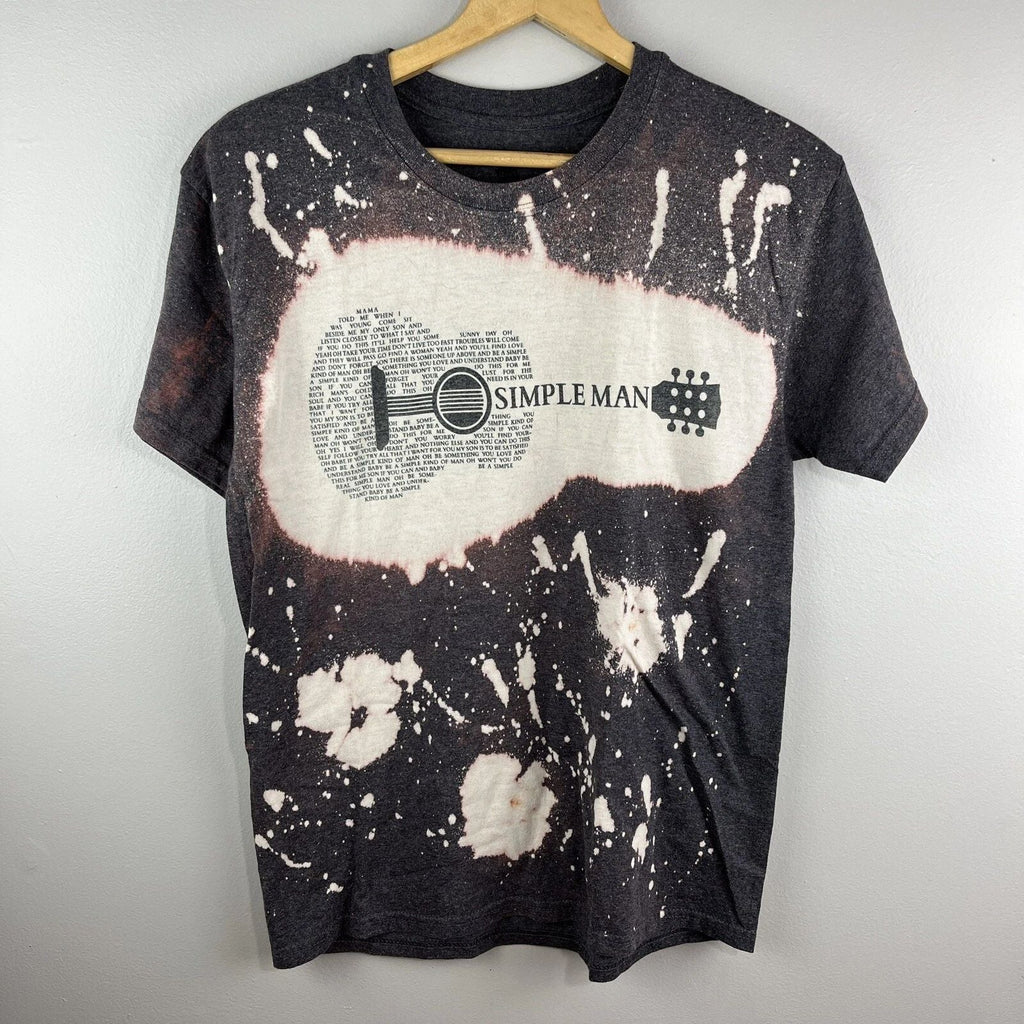 Lynard Skynard Simple Man Song Black Band Adult M Unisex