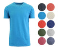 Mens Crew Neck s Heathered S/S Fitted Premium Quality Undershirt Gym NWT Unisex