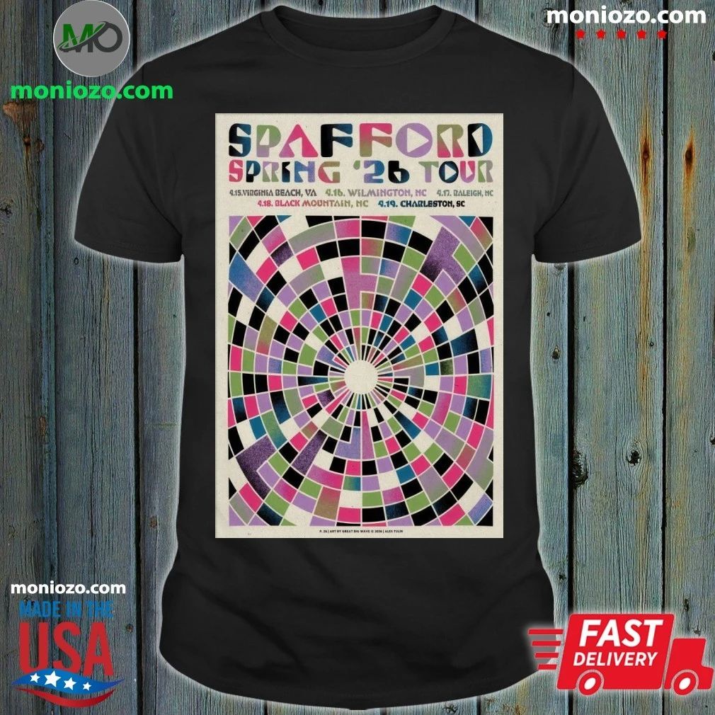 Original Spafford Spring Tour 2026 Poster Shirt Unisex