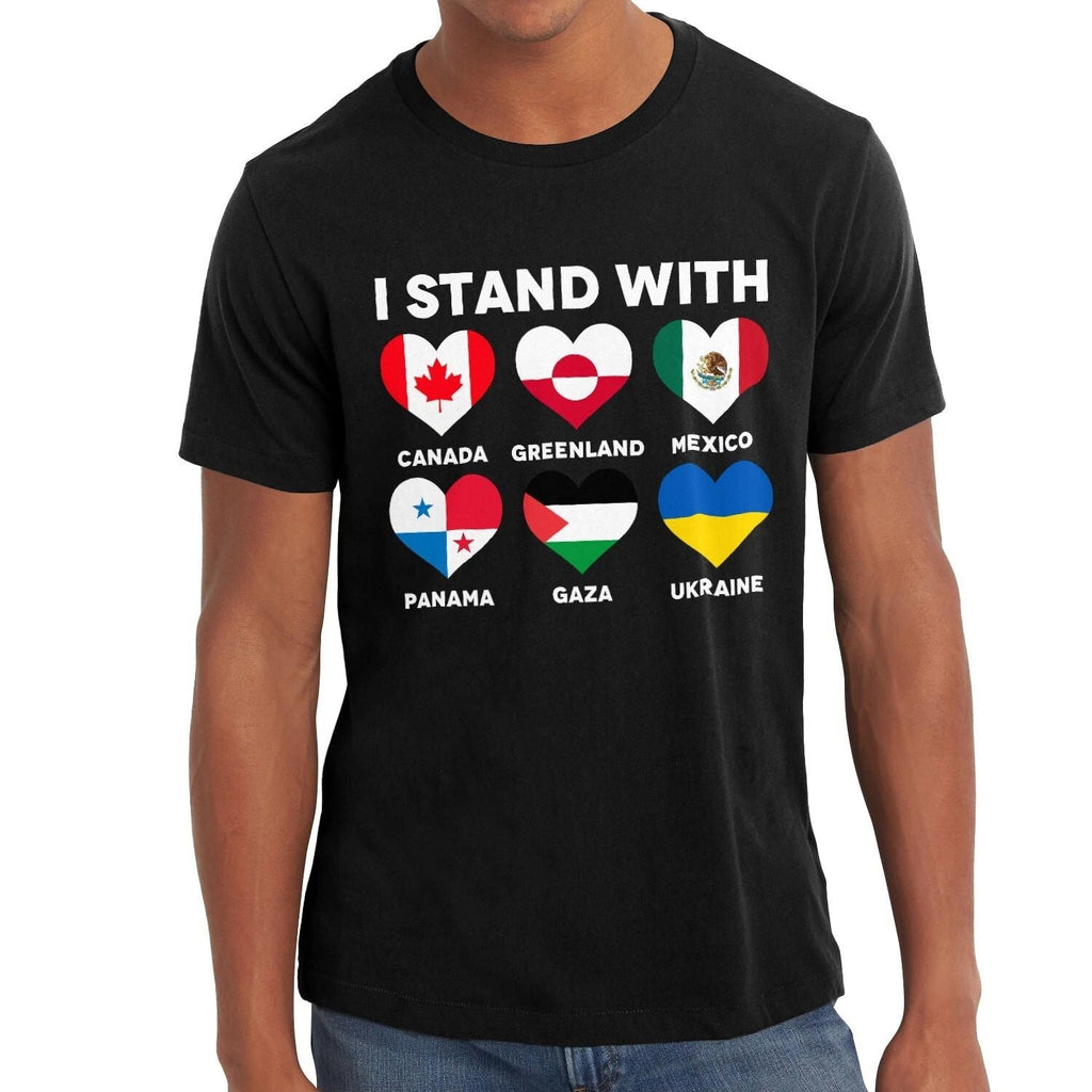 I Stand With Canada Greenland Mexico Panama Gaza Ukraine Unisex