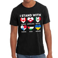 I Stand With Canada Greenland Mexico Panama Gaza Ukraine Unisex