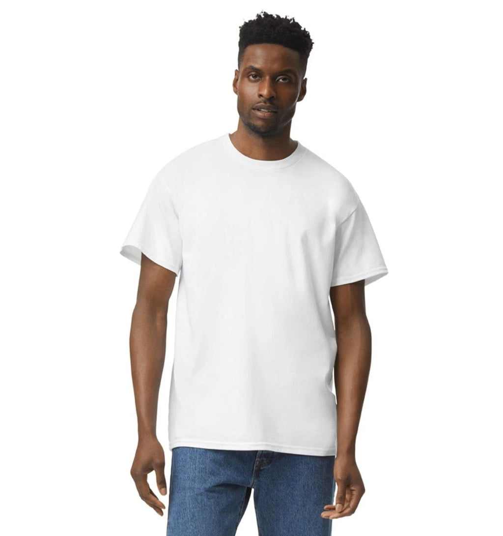 (L) Gildan Unisex G500 Solid Heavy Cotton Plain SS Blank Casual Unisex
