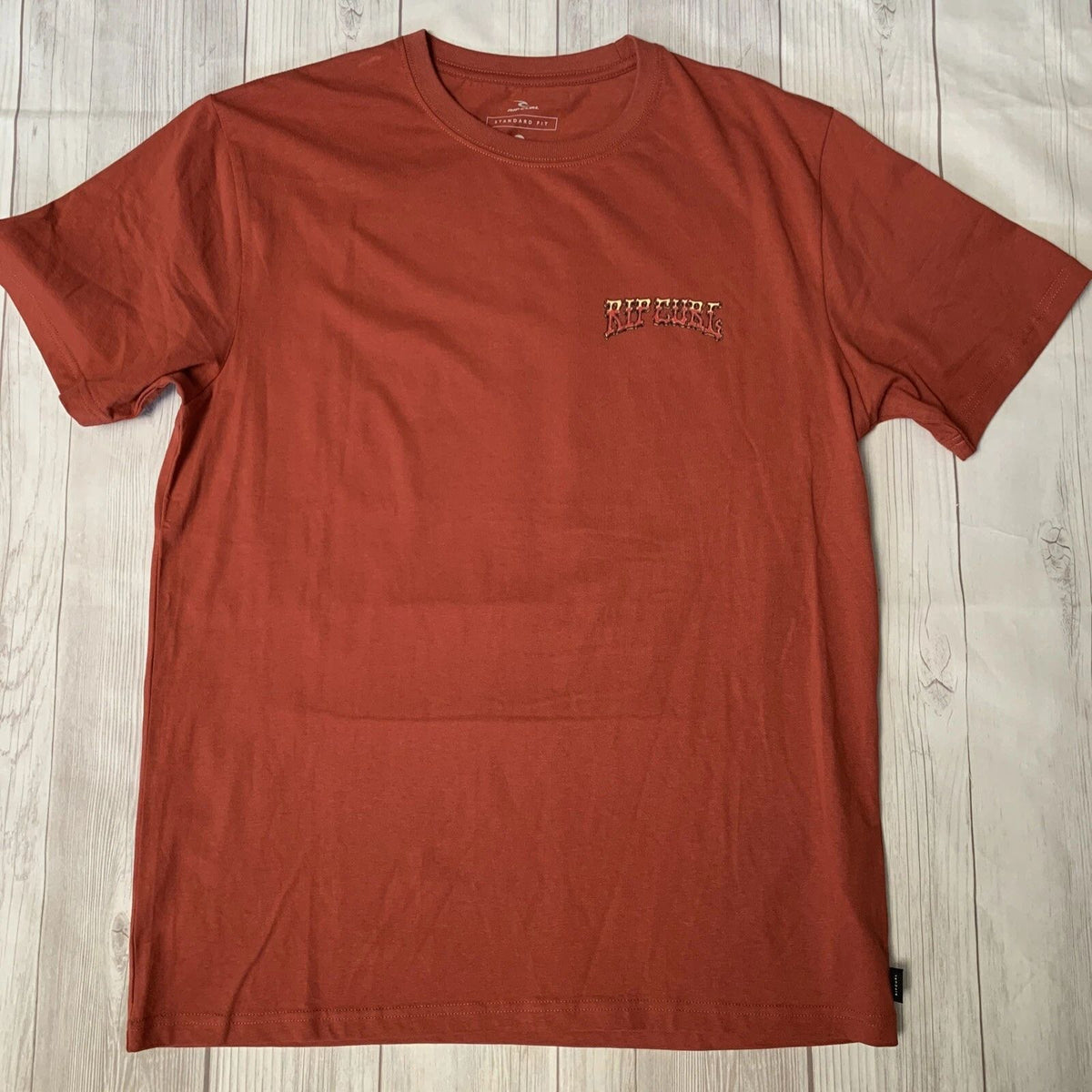 Rip Curl Shred Till Dead Surfing Brick Red Mens Medium Unisex