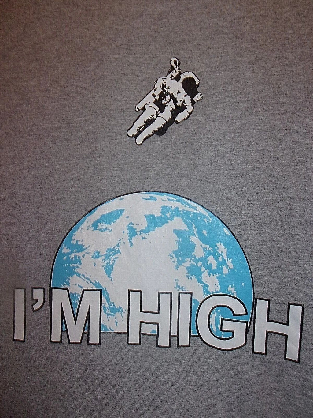 Space Im High gray M t shirt Unisex