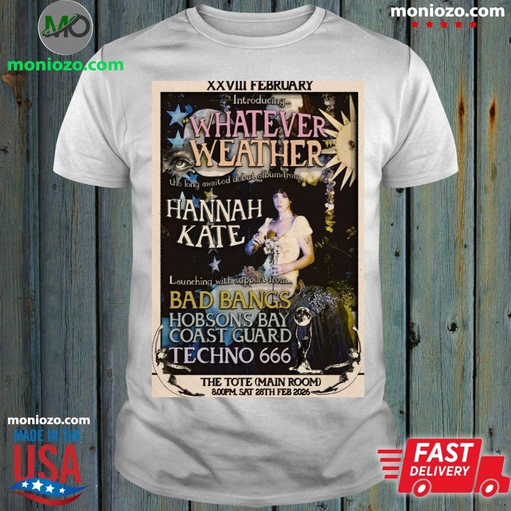 Hannah Kate Feb 28 2026 Poster The Big Announcement Shirt Unisex