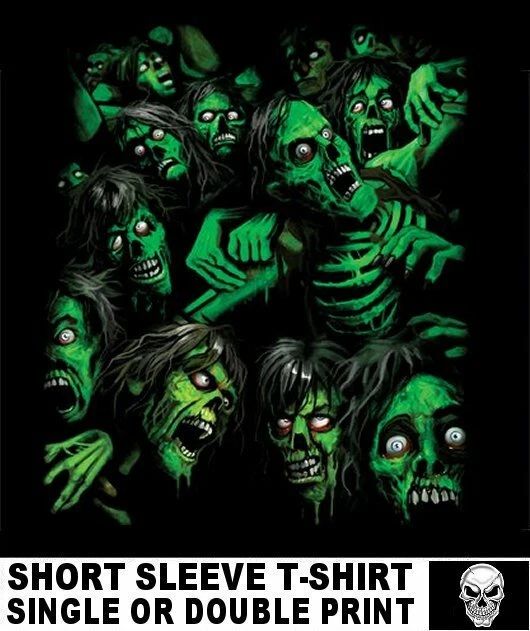 EVIL SCREAMING WICKED POSSESSED HAUNTED GOTHIC SKULLS ZOMBIES STYLE AB12 Unisex