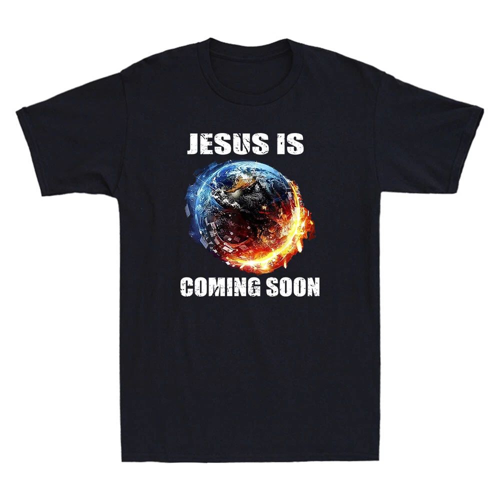 Jesus Is Coming Soon Christian Religious Inspired Design Vintage Men's Unisex