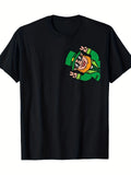 ST. PATRICKS DAY "Pug Crawl" Pug Dog Lover Funny Black SS T Shirt Size Small Unisex