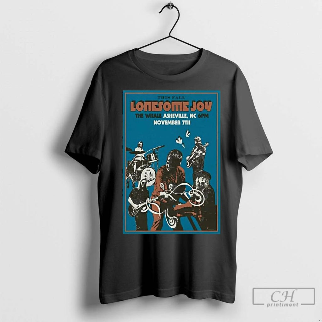Premium Lonesome Joy The Whale Outpost In Asheville Nc 11 7 2025 Long Sleve Unisex