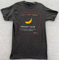 Tultex Gaming Shirt Mens Small Gray Short Sleeve Cotton Crew Neck Top Student Unisex