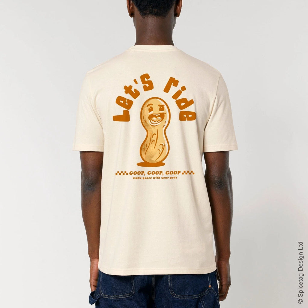 Peanut Retro Video Game Tshirt Organic Gamer Top Tee Geeky Nerdy Goop Unisex