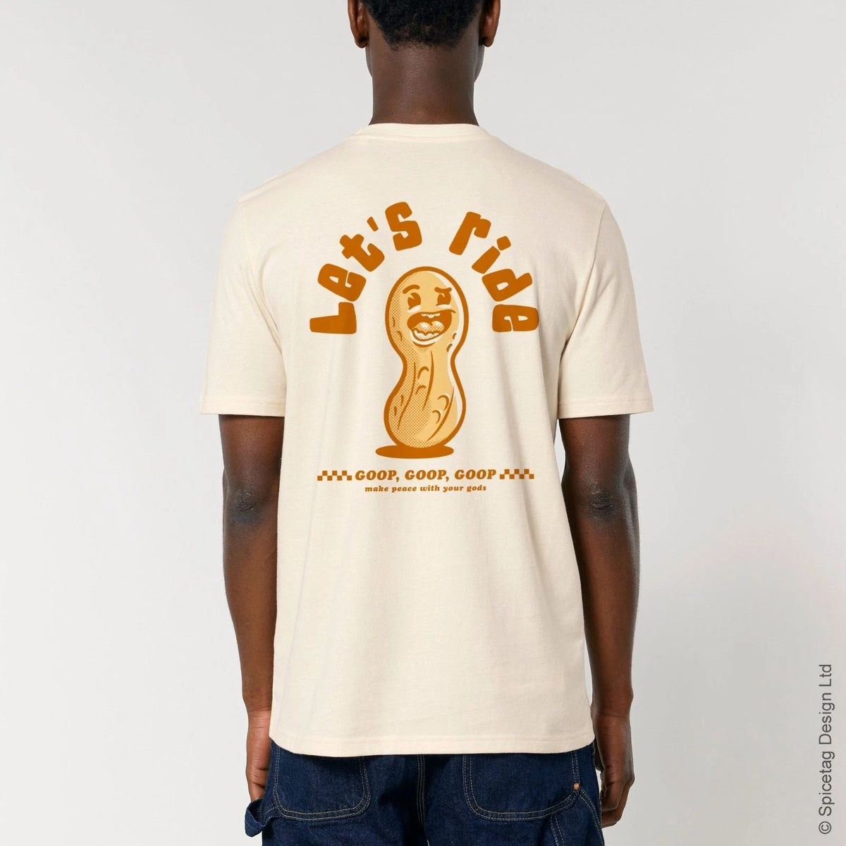 Peanut Retro Video Game Tshirt Organic Gamer Top Tee Geeky Nerdy Goop Unisex