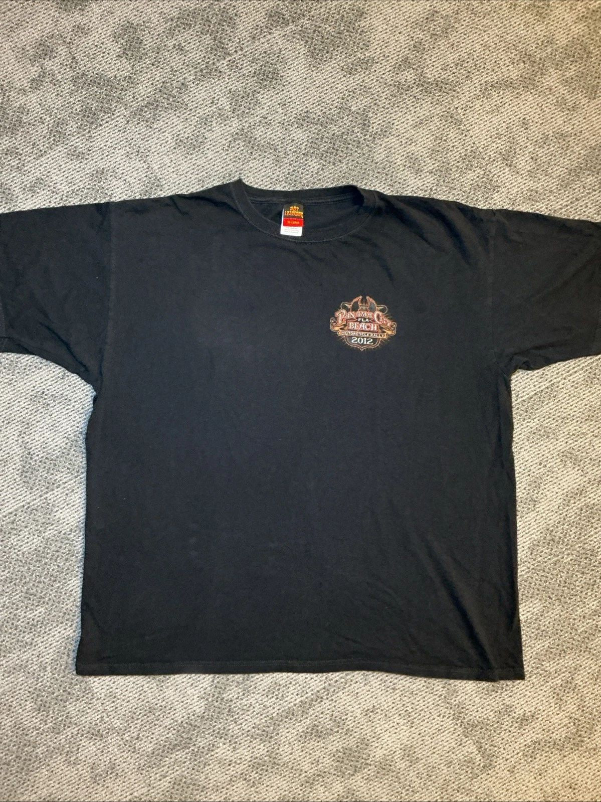 Panama City Beach 2012 T Shirt Mens 2XL Motorcycle Rally Biker Unisex