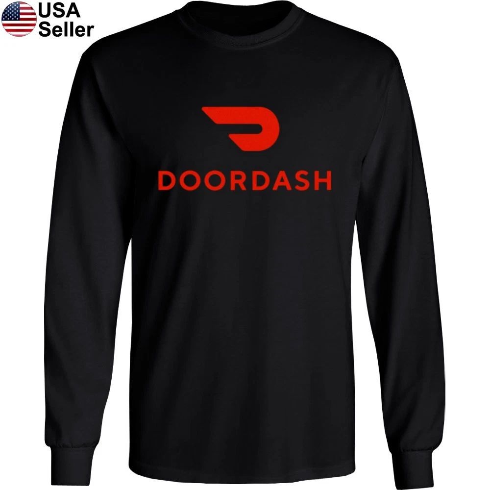 DoorDash Driver Long Sleeve Food Delivery Deliver Meal Service Men JWR01 Unisex