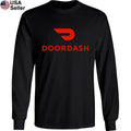 DoorDash Driver Long Sleeve Food Delivery Deliver Meal Service Men JWR01 Unisex
