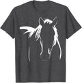 Elegant Horse Silhouette Graphic Art Design for Horse Lovers Unisex
